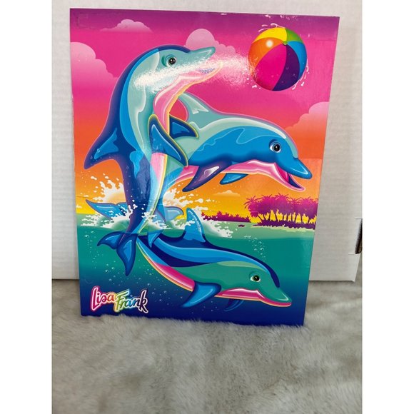 Lisa Frank Happy Birthdays multicolored Portfolio folder - Picture 1 of 6